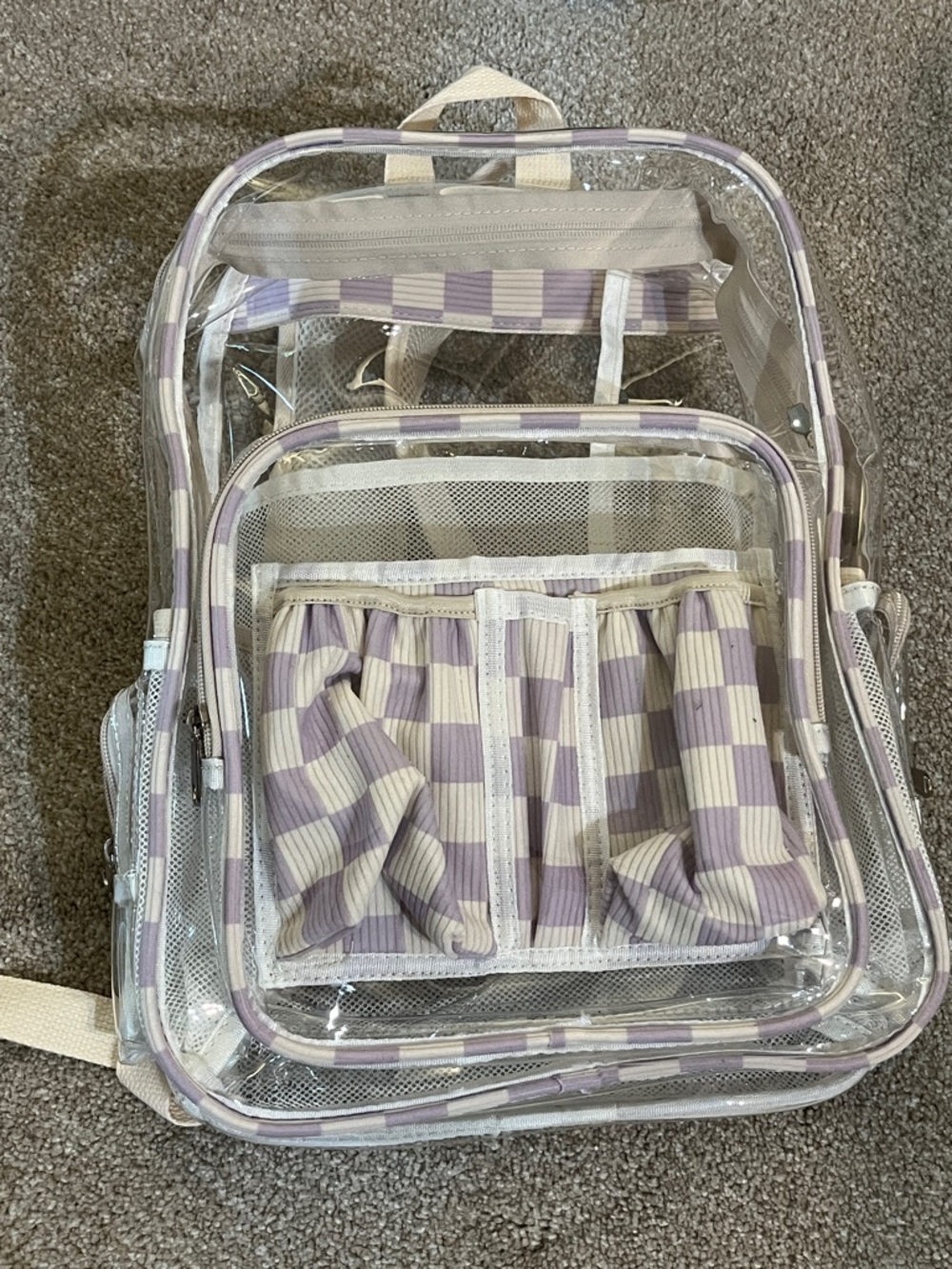 Clear backpack